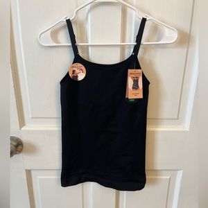 NWT Shapermint Scoop neck cami - size large - black